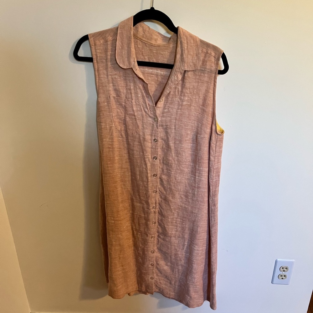 Small Shop Linen Shift Dress